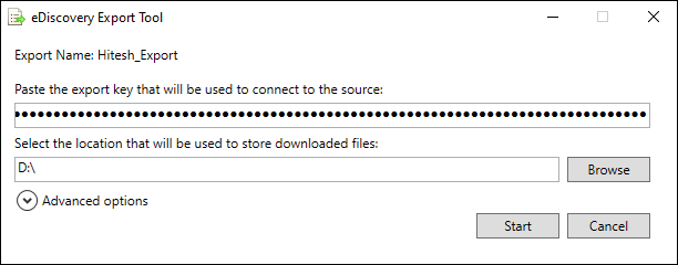 Users can need to paste the export key to connect the source.